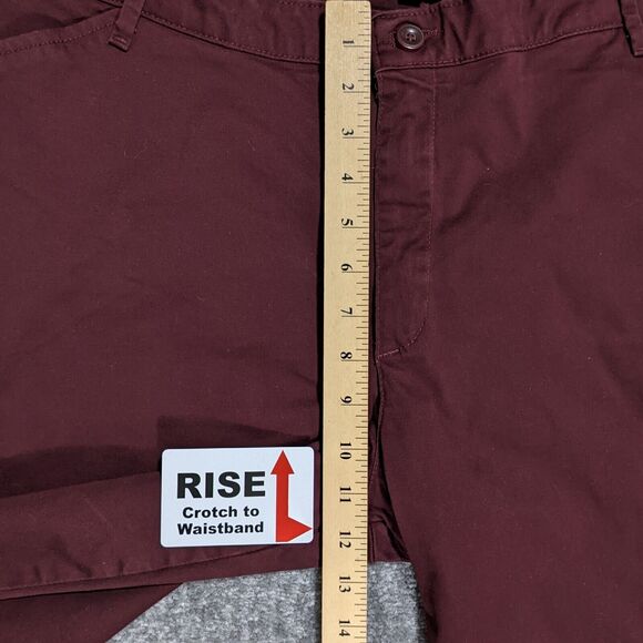 LEE Relaxed Fit Straight Leg‎ Jeans Women Size 18 Inseam 30" Mid-Rise Red - Picture 9 of 10